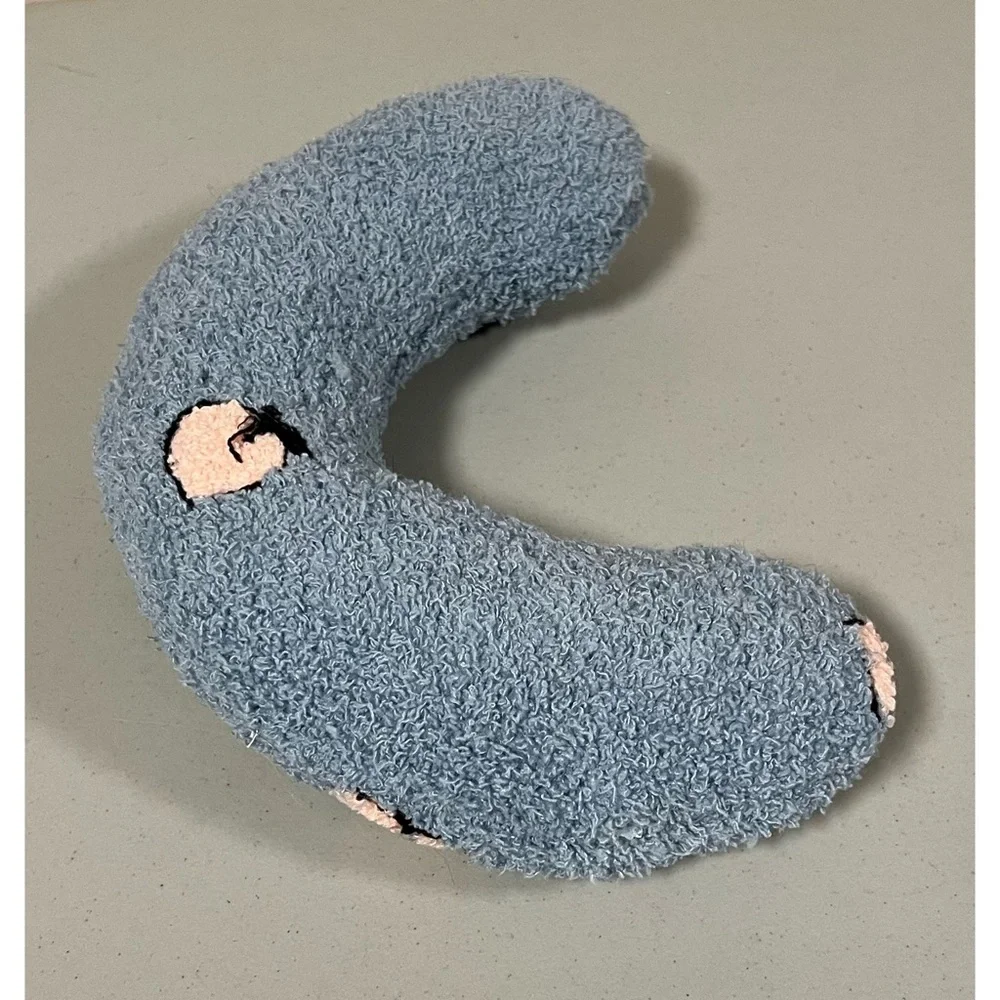 Gray Grey Fuzzy Peach Fruit Pet Pillow for Cats Dogs Pets 🍑✨ #peach #pillow